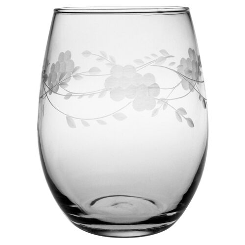 S/4 Adair Hand-Cut Stemless Wineglasses~P77034770