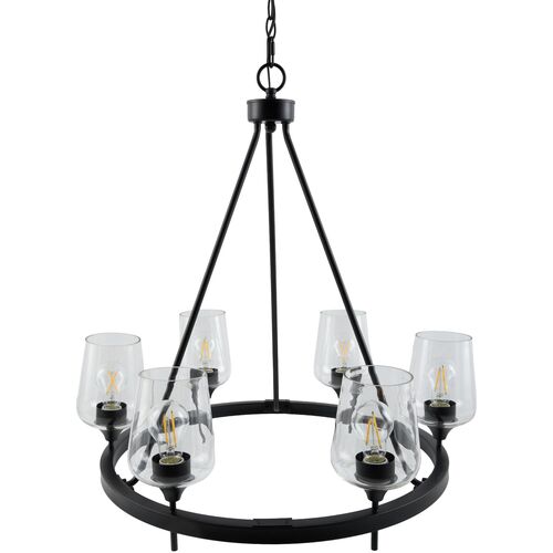 Nadia Round Chandelier, Black Nadia Round Chandelier, Black