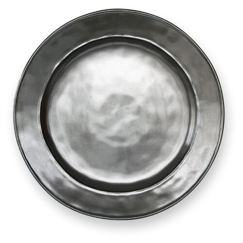 Stoneware Dinner Plate, Pewter~P77298983