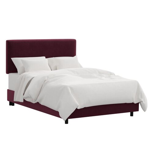 Novak Bed, Performance Velvet Novak Bed, Performance Velvet