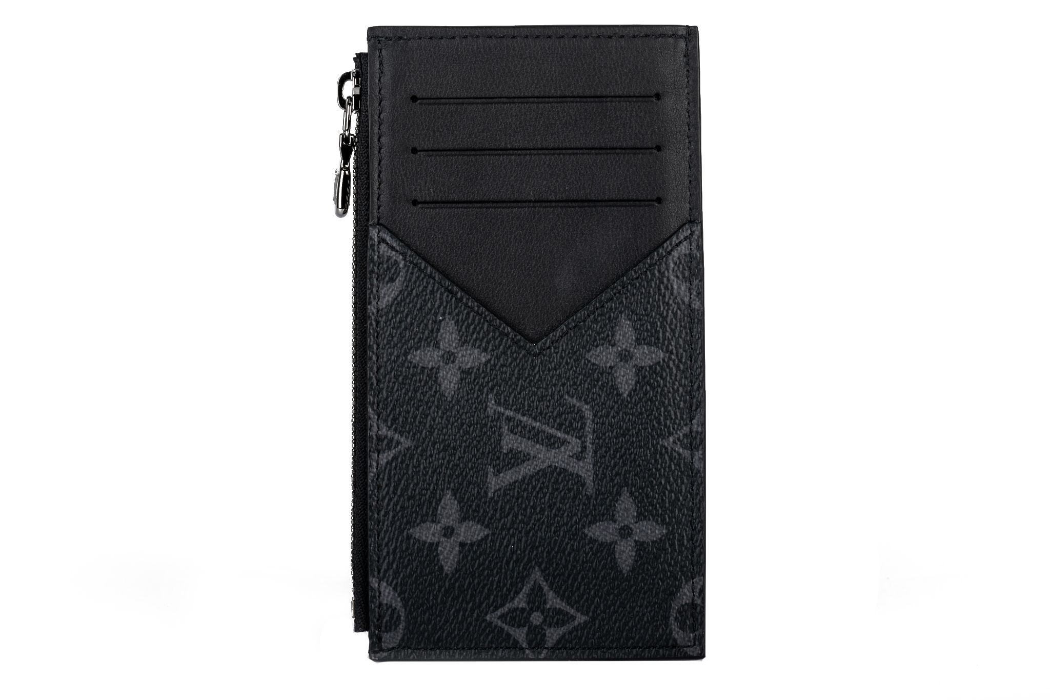 Louis Vuitton Limited Edition Damier Eclipse Canvas Comic Trunk Coin Card Holder Wallet