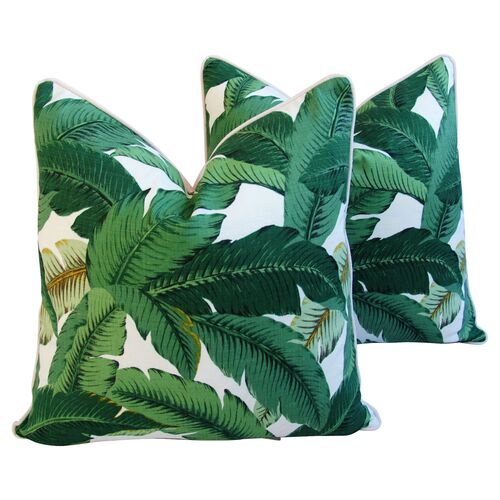 Tropical Iconic Banana Leaf Pillows, Pr~P77107899