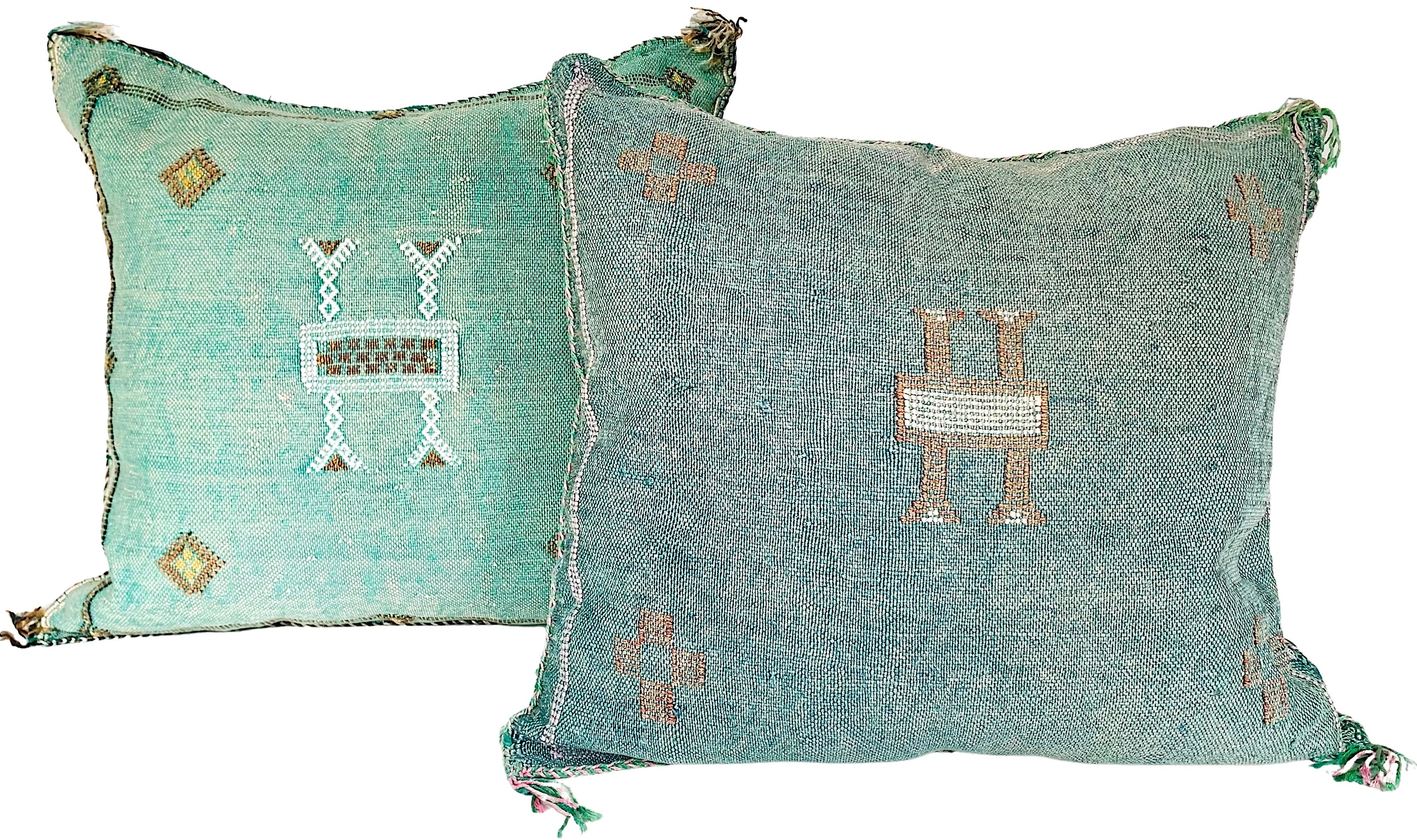 Moroccan Sabra Silk Pillows, Pair~P77659830