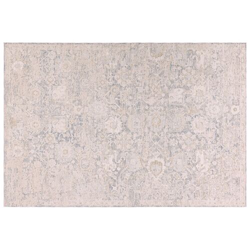 Twig Oriental Rug, Cream/Blue Twig Oriental Rug, Cream/Blue