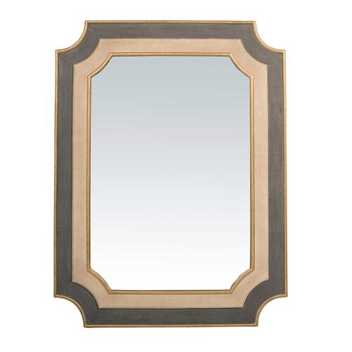 Yardley Oversized Wall Mirror, Antiqued Gold~P77380920