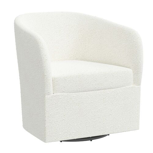 Zara Bouclé Swivel Chair~P77649287
