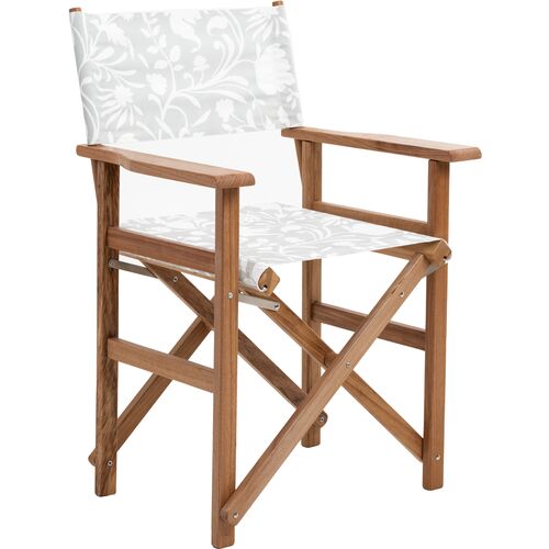Flora Director Chair, Sage/White~P77628595