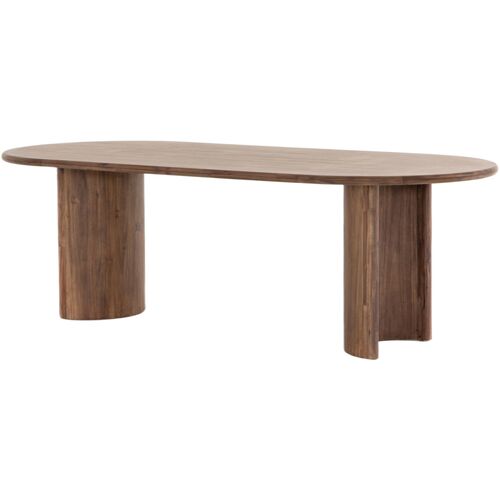 Karla 94" Dining Table, Brown Acacia Veneer~P77613020