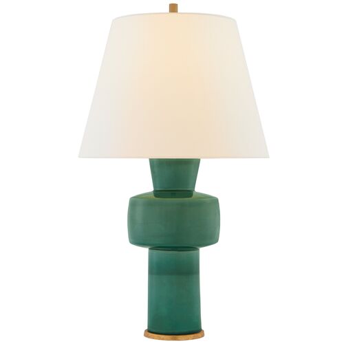 Eerdmans Medium Table Lamp, Green Crackle~P77617326