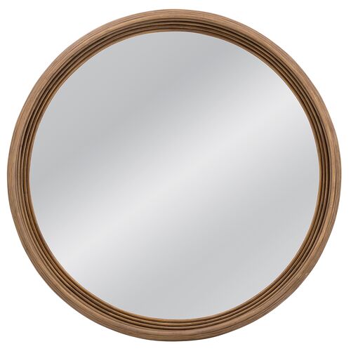 Kendall Rattan Wall Mirror, Natural