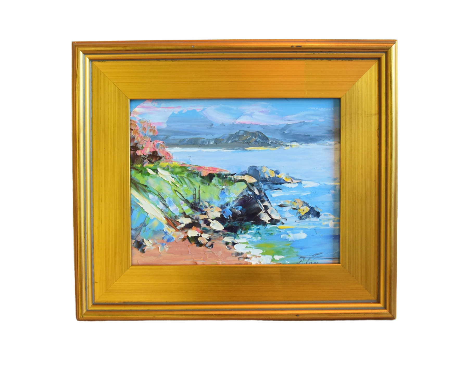 Seascape & Rocky Landscape Oil Painting~P77682112