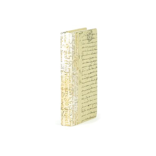 Single Ivory Script Gold Leaf Book~P76485340