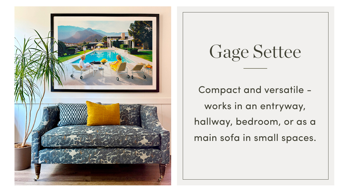 Shop the Gage Settee