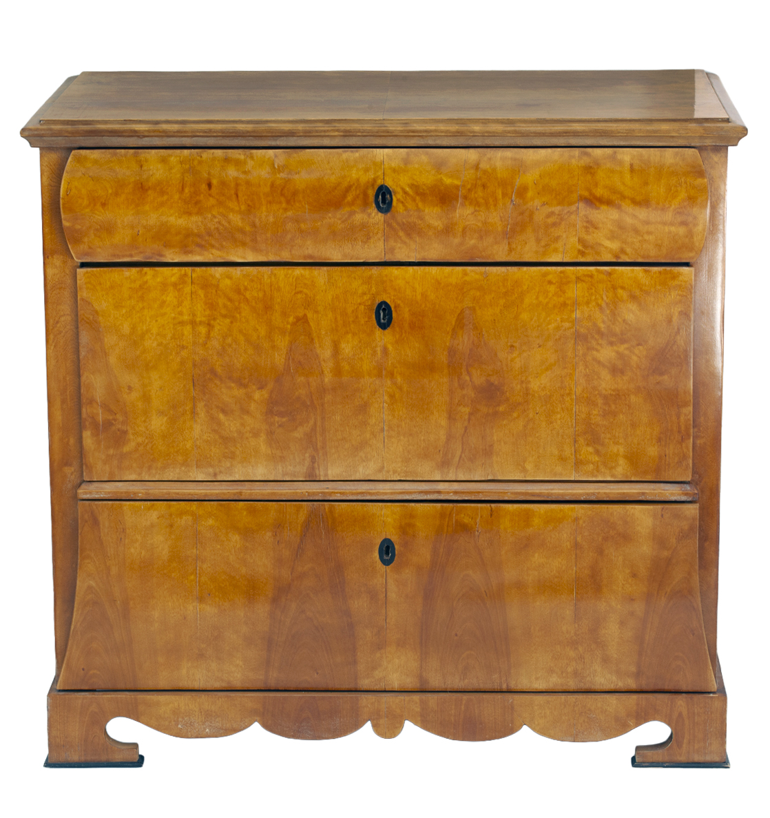 Biedermeier Honey Toned Maple Chest Biedermeier Honey Toned Maple Chest~P77770615