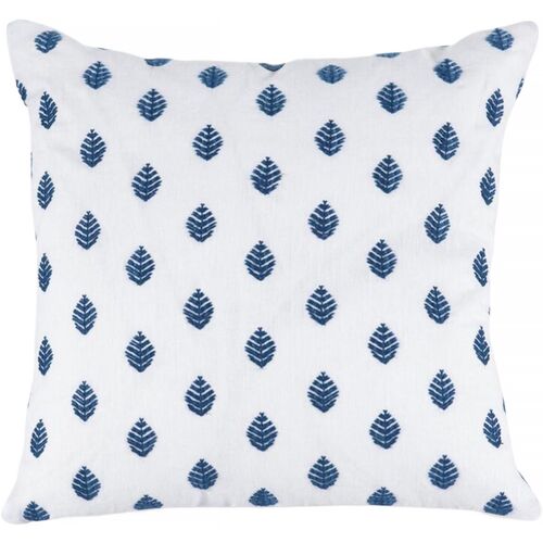 Fernie Block Print Leaf Linen Pillow Fernie Block Print Leaf Linen Pillow