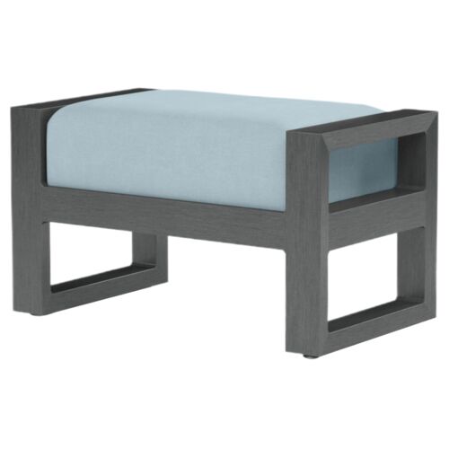 Laken Outdoor Aluminum Ottoman Laken Outdoor Aluminum Ottoman