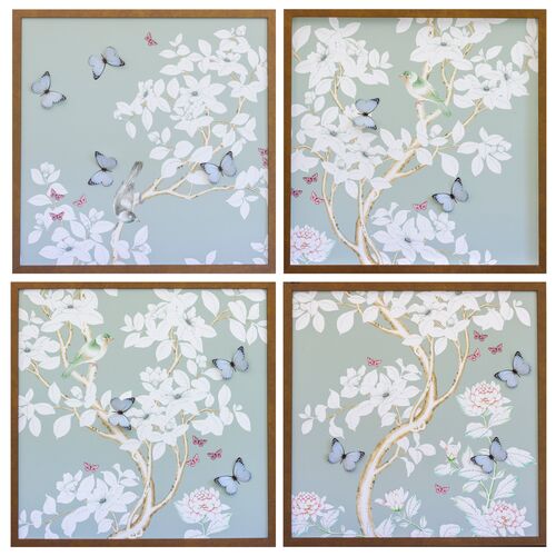 Dawn Wolfe, Pale Gray/Green Chinoiserie Set~P77571801