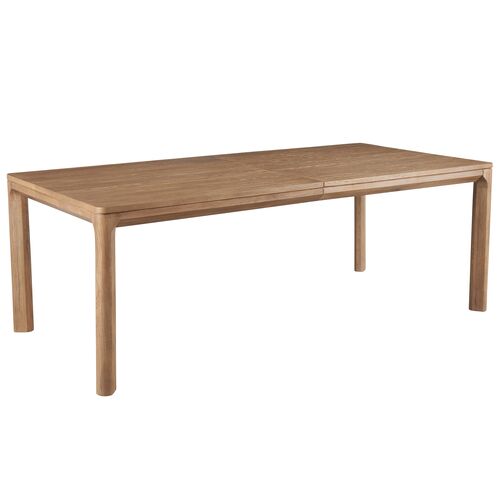 Sylvie Extension Dining Table, Natural Oak