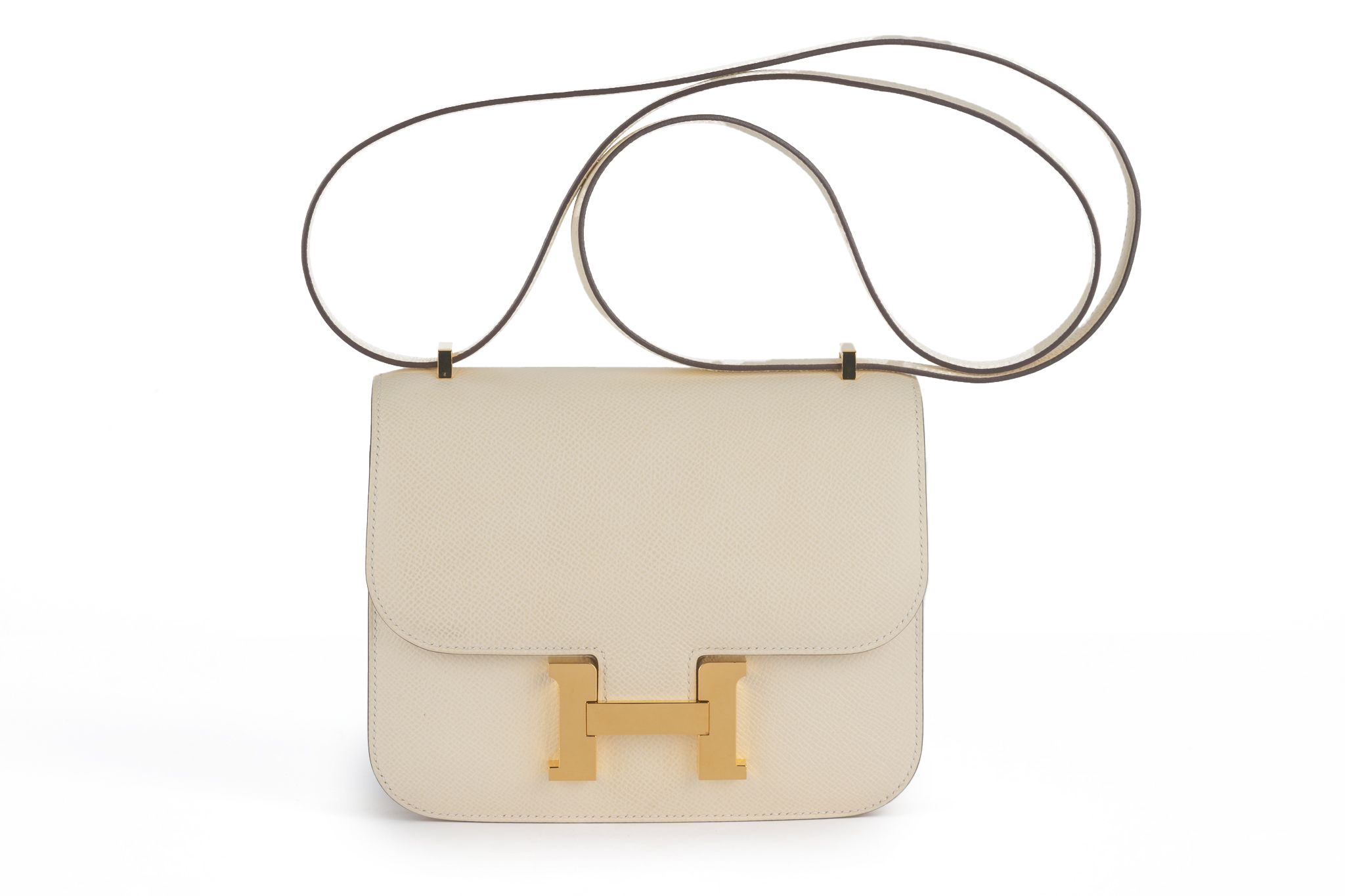 Hermès Mini Constance 18cm Craie~P77698218