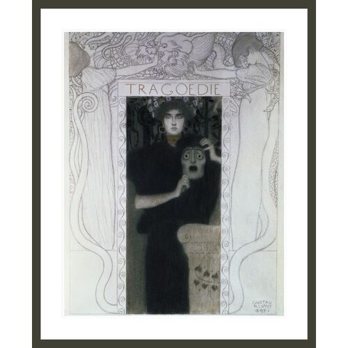 Tragedy by Gustav Klimt Framed Print Tragedy by Gustav Klimt Framed Print