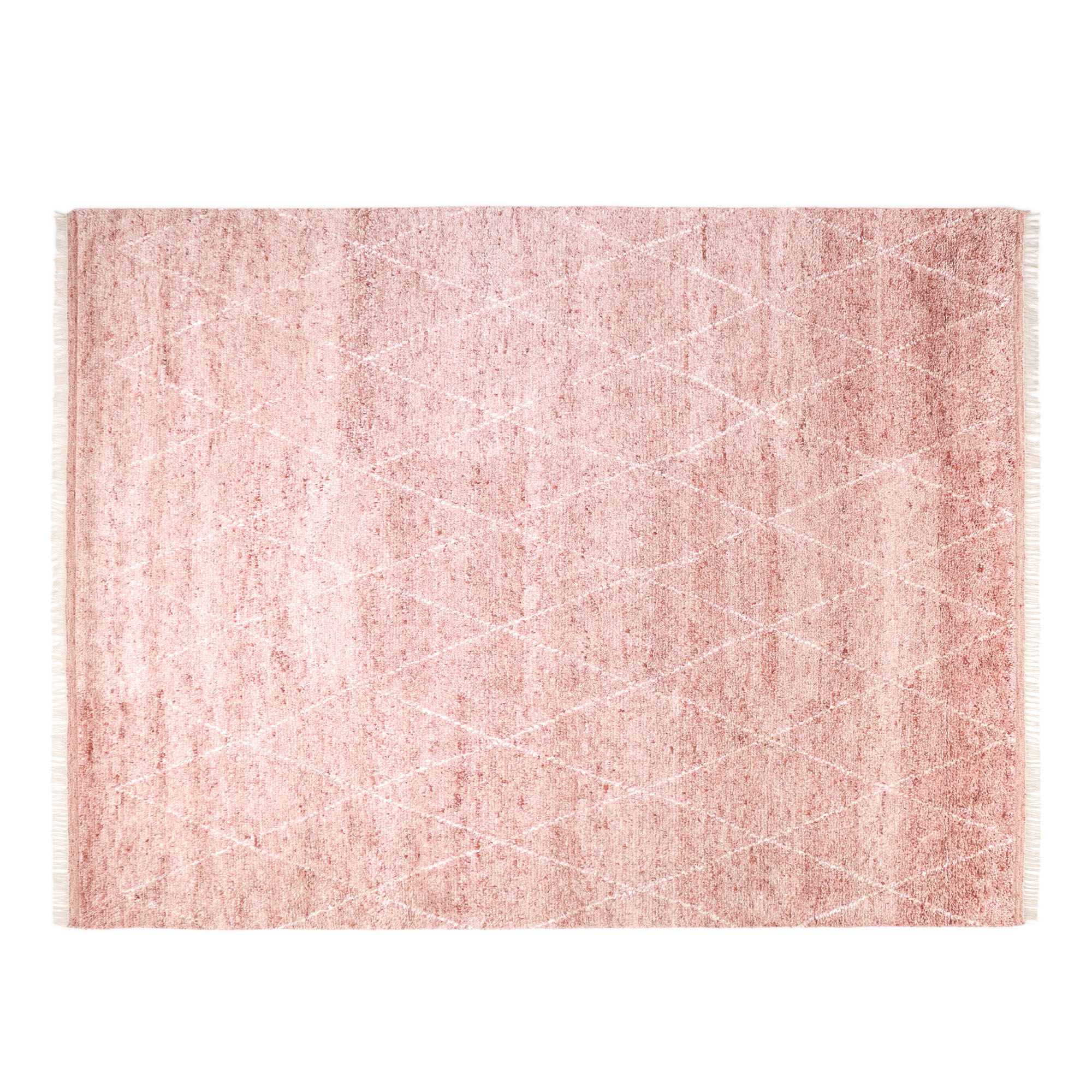 Shaggy Moroccan Hand-Knotted Rug