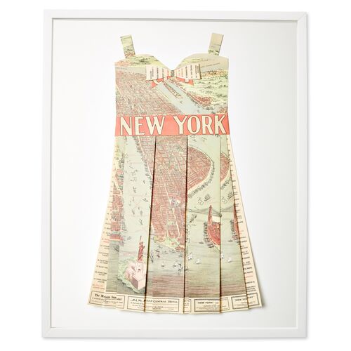 Dawn Wolfe, Original Map Dress, NY Sites~P76935264