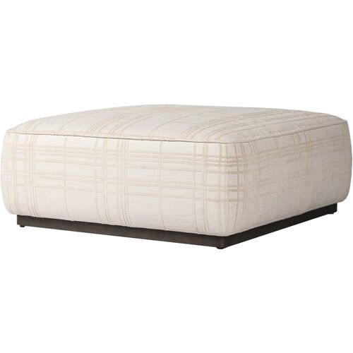 Janessa Square Ottoman, Sheffield Ivory Box Print