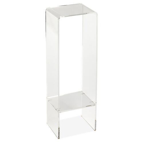 Milly Acrylic Side Table, Clear~P77455784