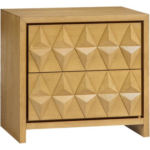Viaro Nightstand, Light Oak
