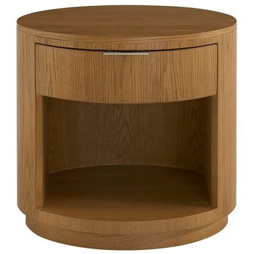 Charlotte One Drawer Nightstand, Brushed Cypress