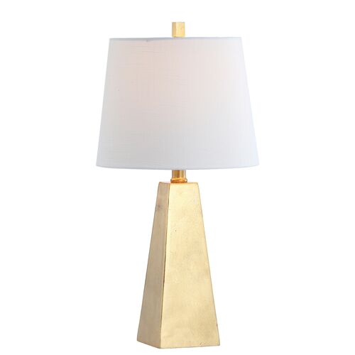 Jareth Resin Table Lamp, Gold