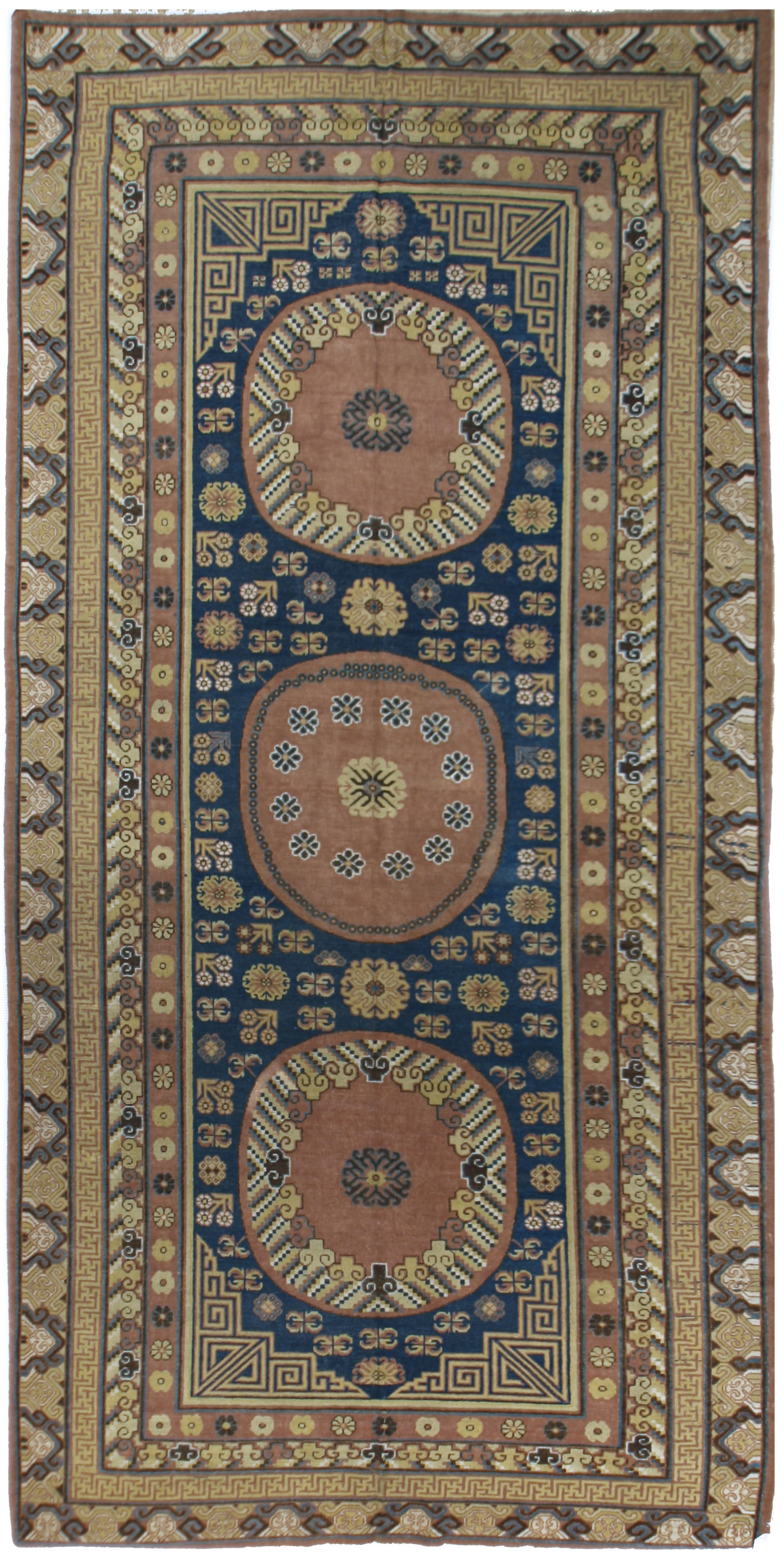 Antique Khotan Samarkand Rug 6'8 X 13'3~P77662914