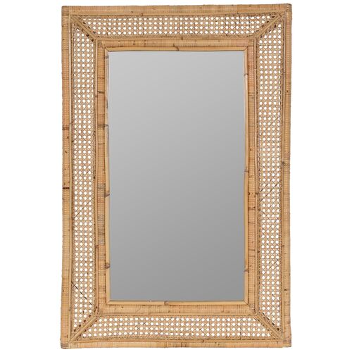 Jameson Rattan Wall Mirror, Natural~P77587932