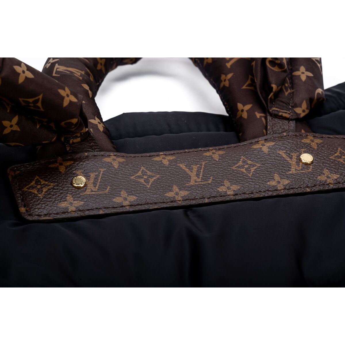 Louis Vuitton Limited Black Puffer Monogram Pillow Backpack (Rare) - Ruby  Lane