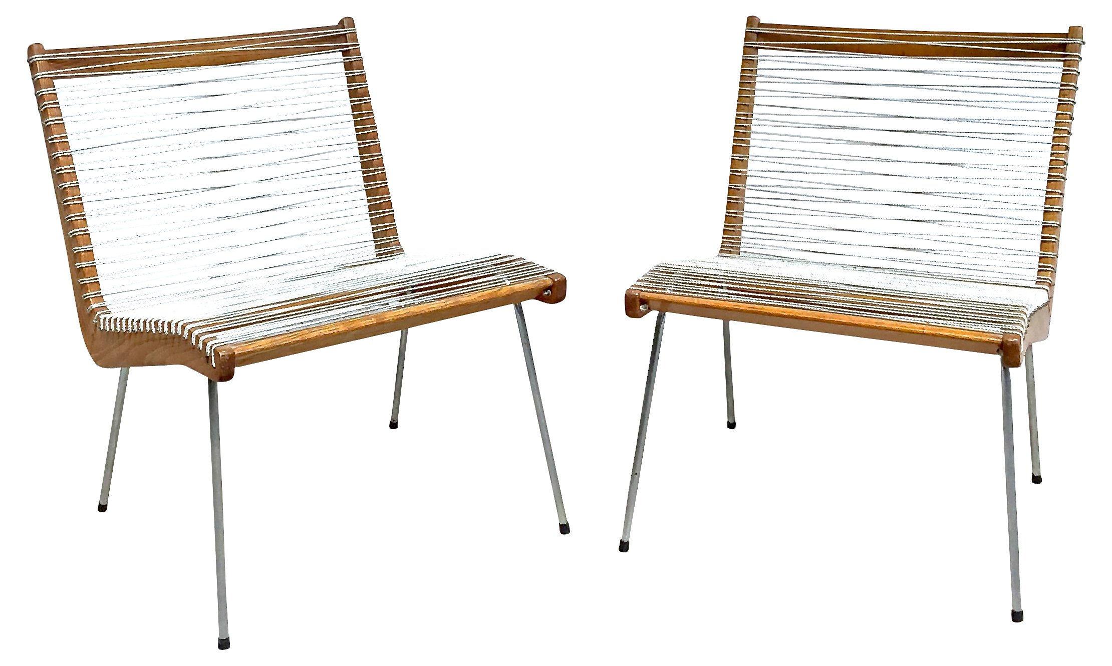 Cord Chairs By Robert Ellenburger, S/2~P77559746