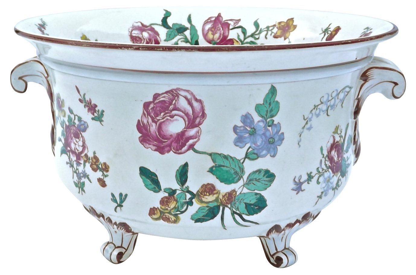 Gien Floral Footed Bowl~P76860193