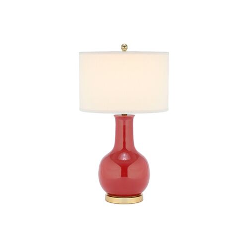 Evelyn Table Lamp, Red~P40981253