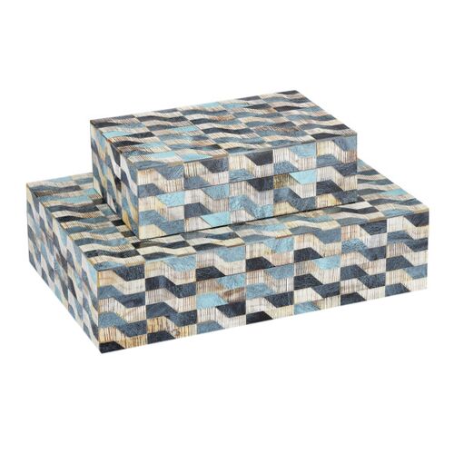 S/2 Ezra Boxes, Blue
