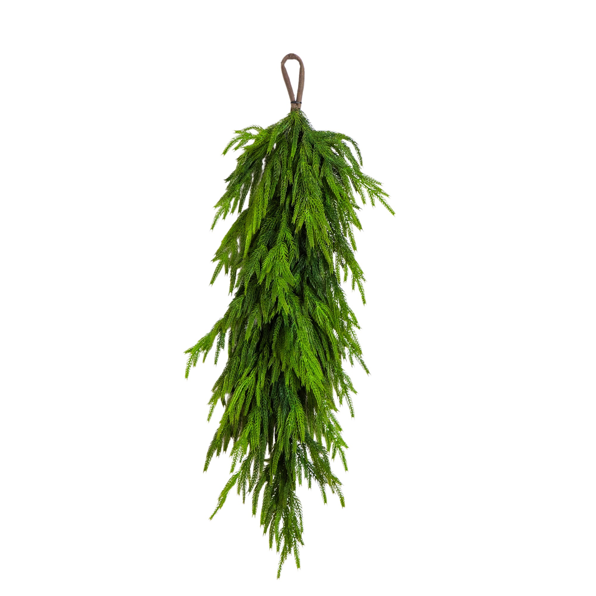 3-ft Real Touch Norfolk Island Pine Teardrop with Natural Look