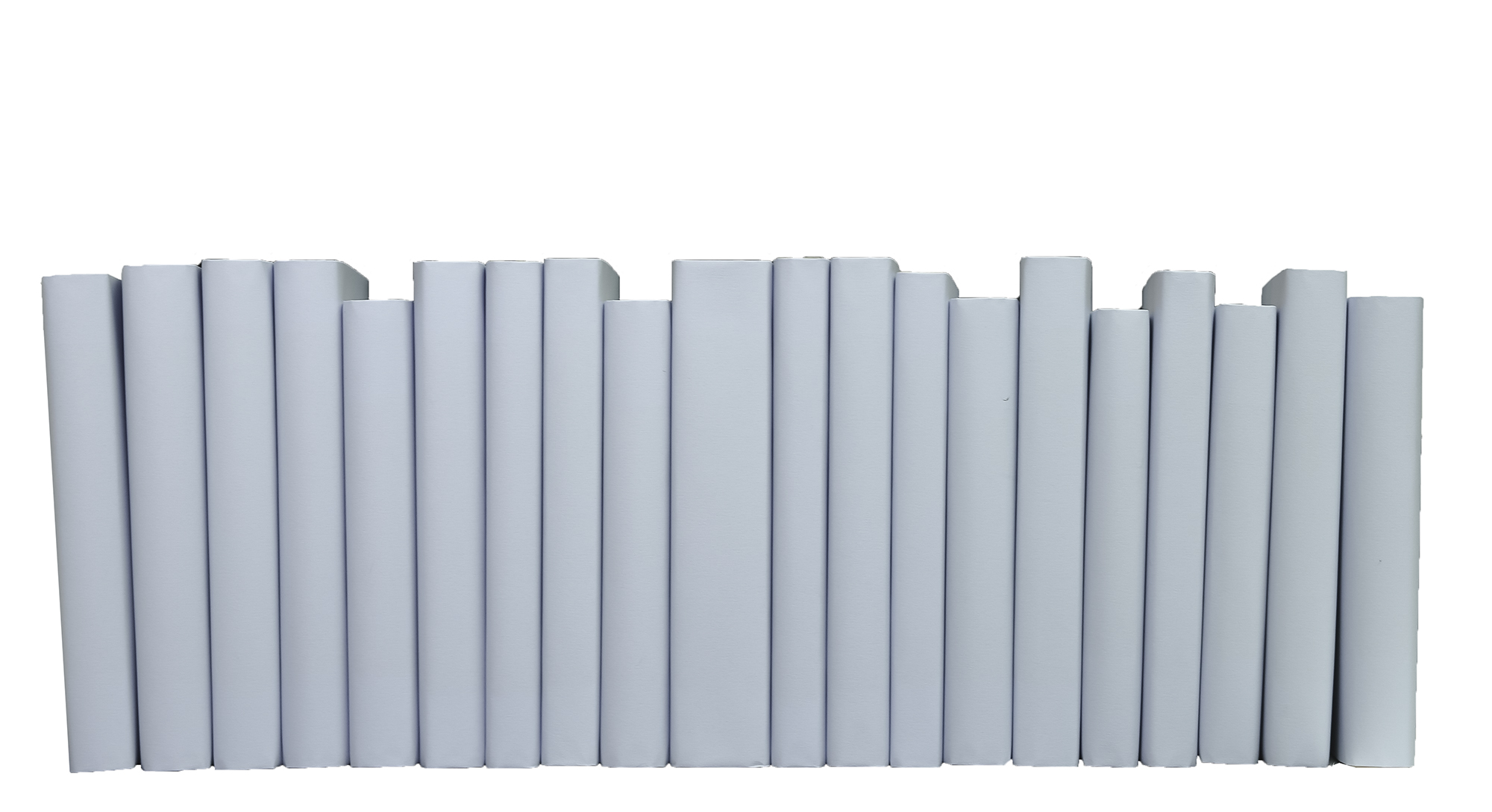 Paper Wrapped Decorative Books by the Foot, Pale Sky