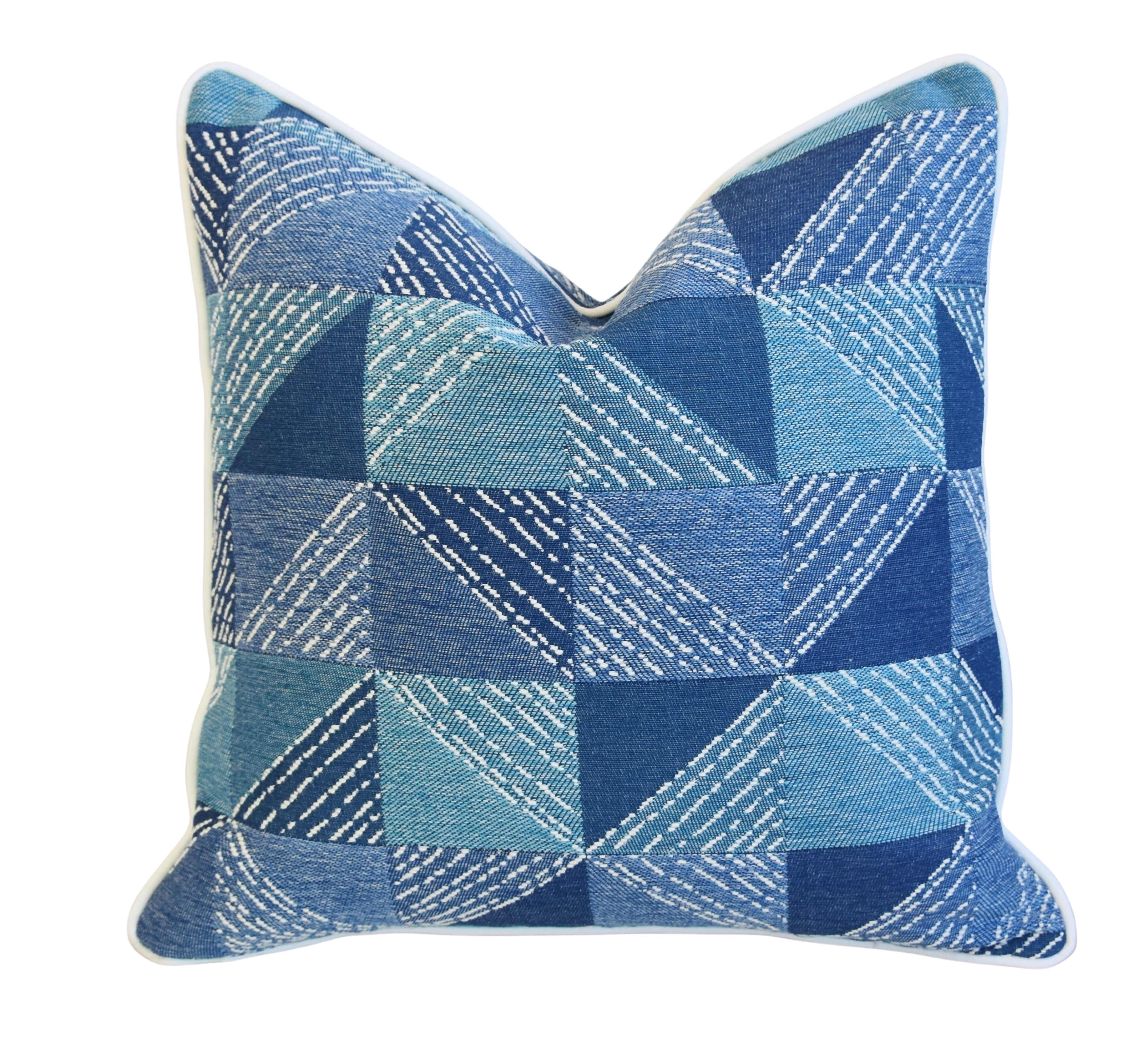 Contemporary Modern Geometric Pillow~P77678033