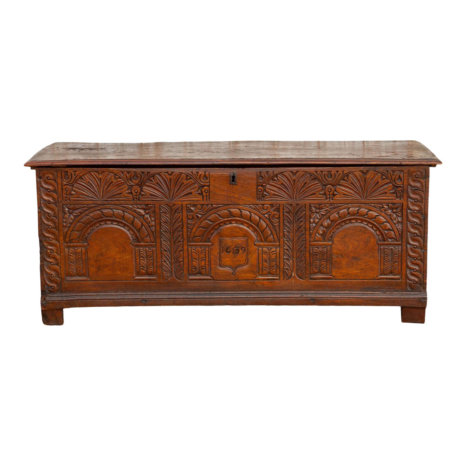 17th Century French Carved Chest~P77634194