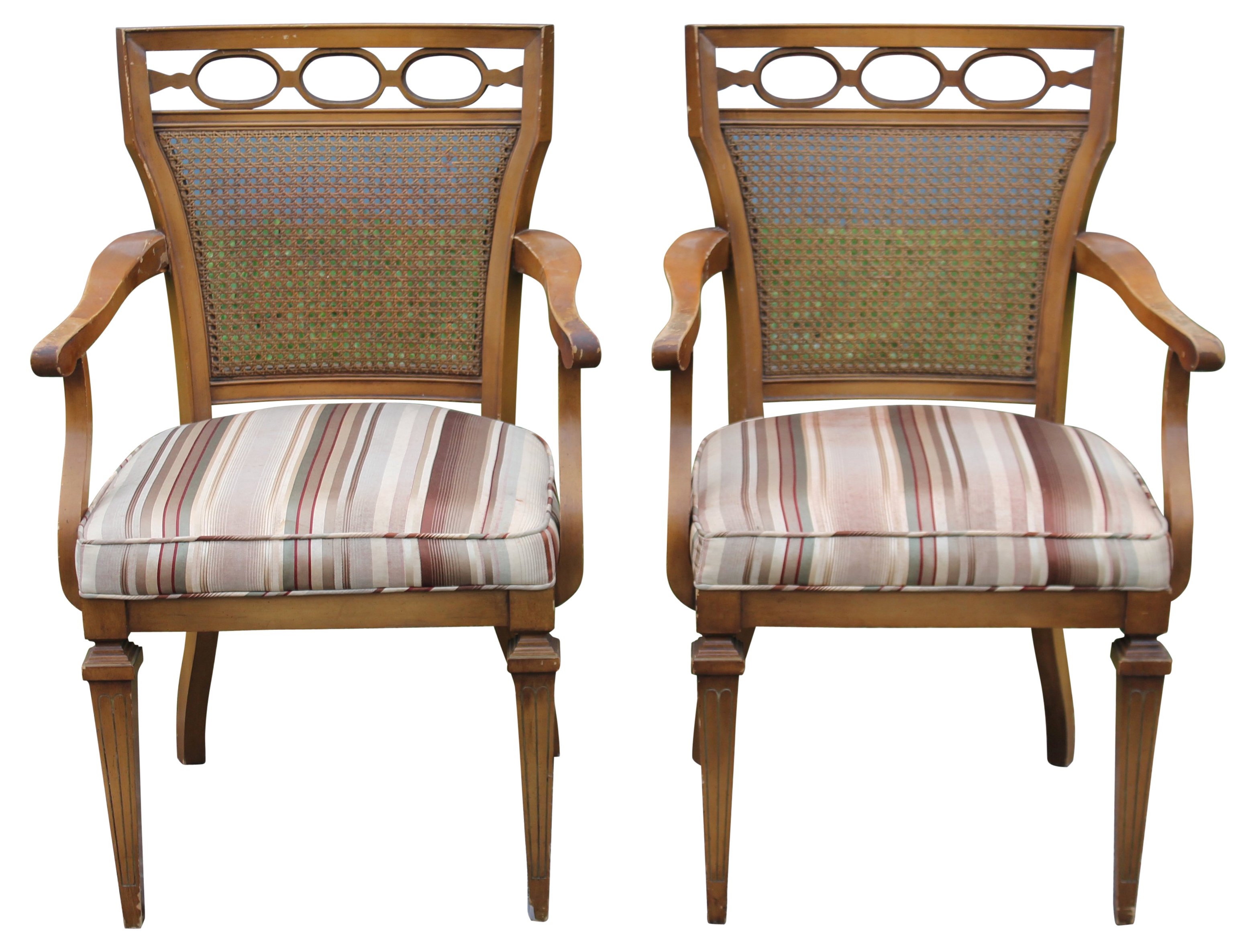S/2 Neoclassical Style Armchairs~P77570509