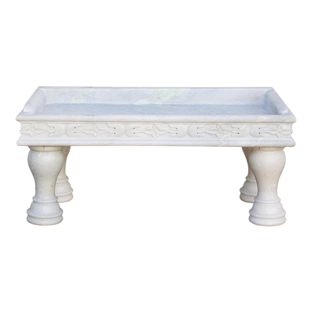 Handcarved Marble Trough Coffee Table~P77659898