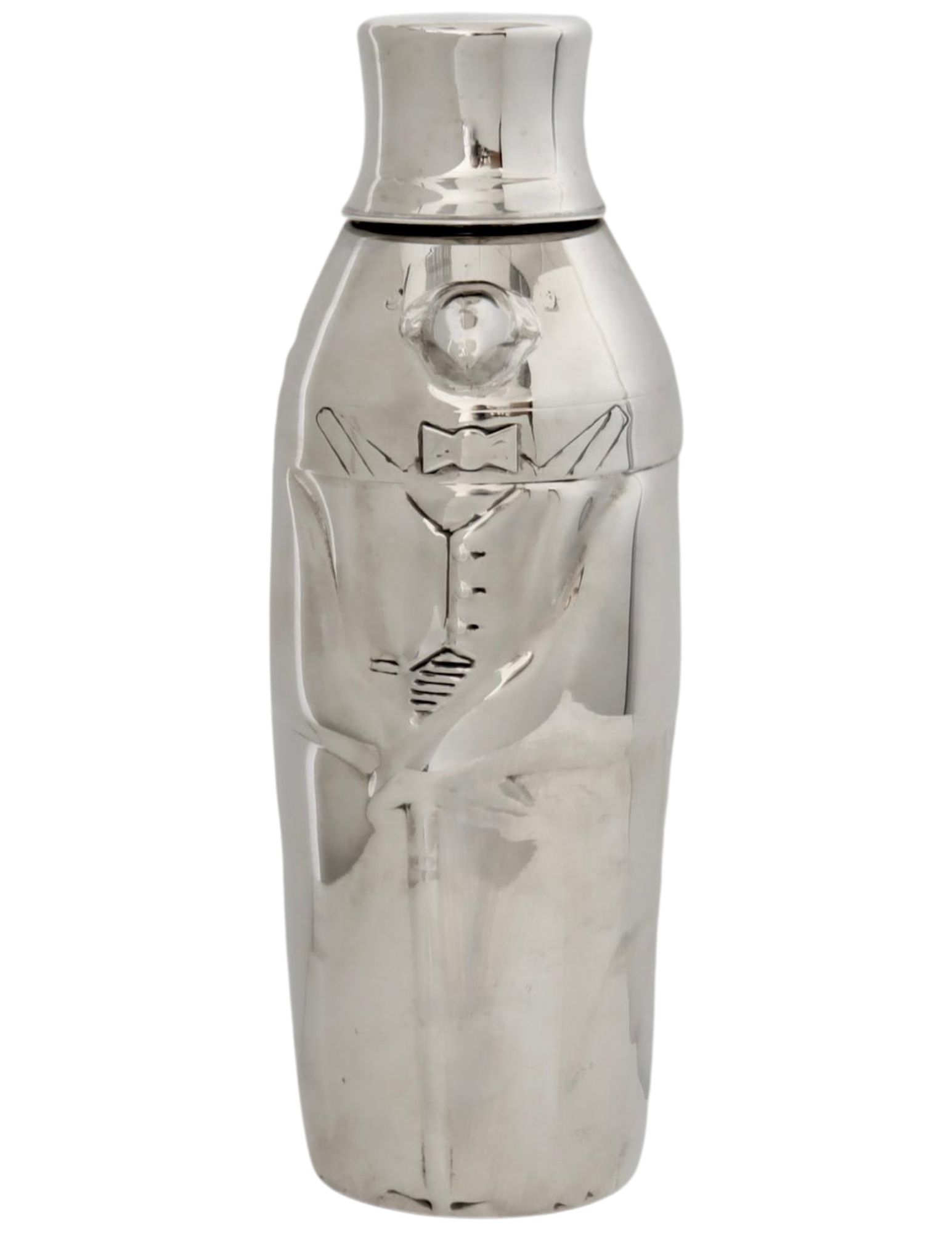 80s Silverplate Penguin Cocktail Shaker~P77683547