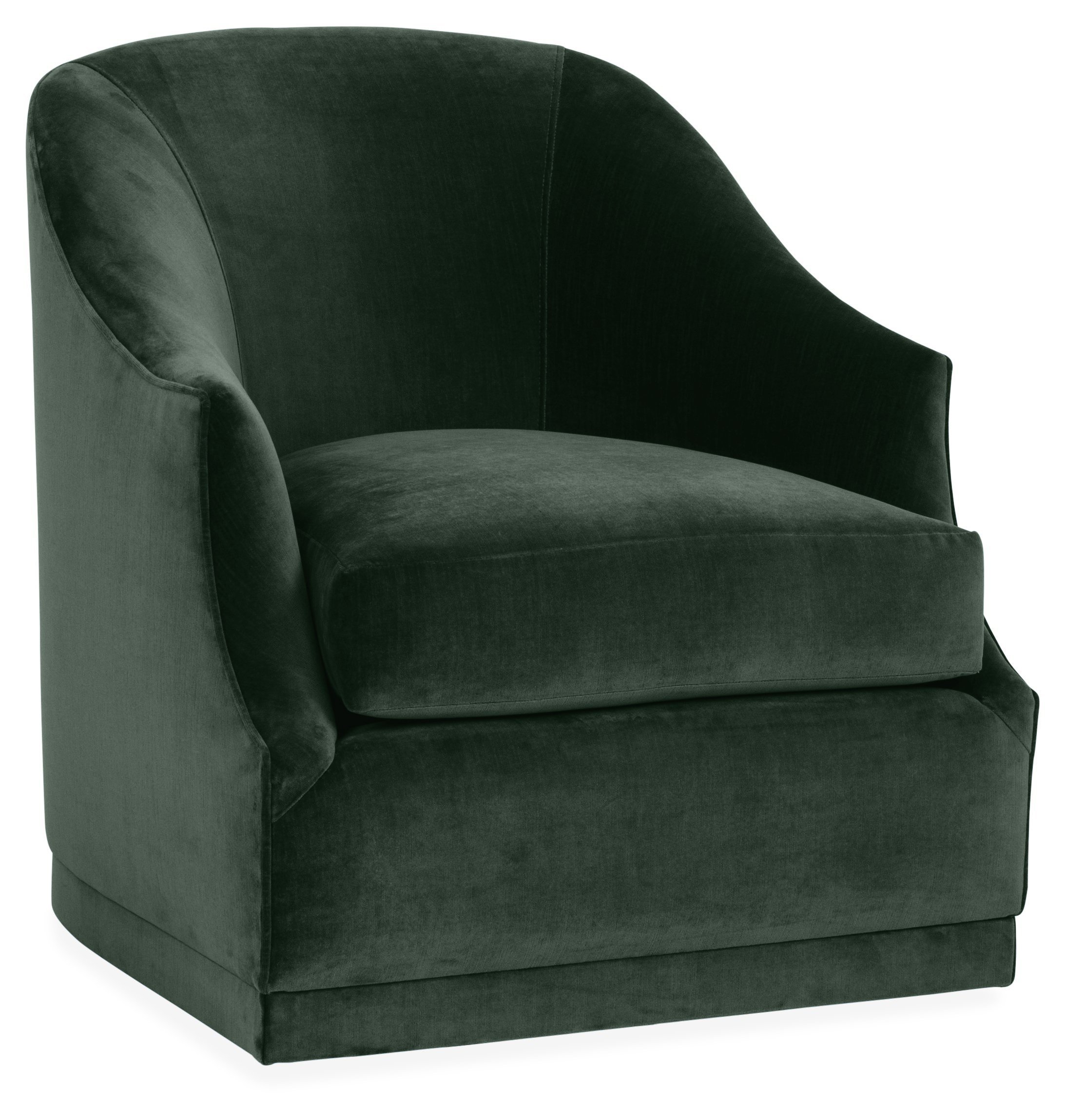 Bridget Velvet Swivel Club Chair | One Kings Lane