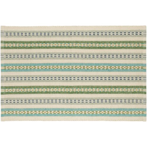 Long Slade Handwoven Cotton Rug