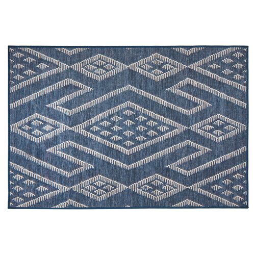 Guthrie Machine Washable Rug, Navy