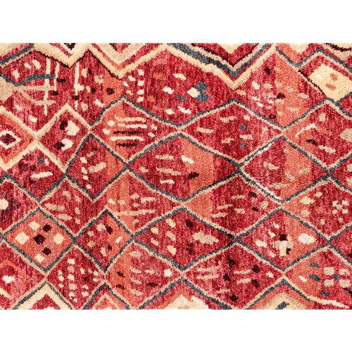 Doukkala Gnibi Hand-Knotted Rug, Red~P77605324