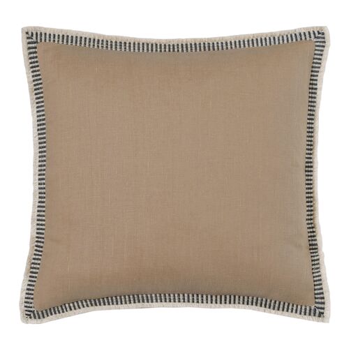 Delilah Border Pillow, Sand